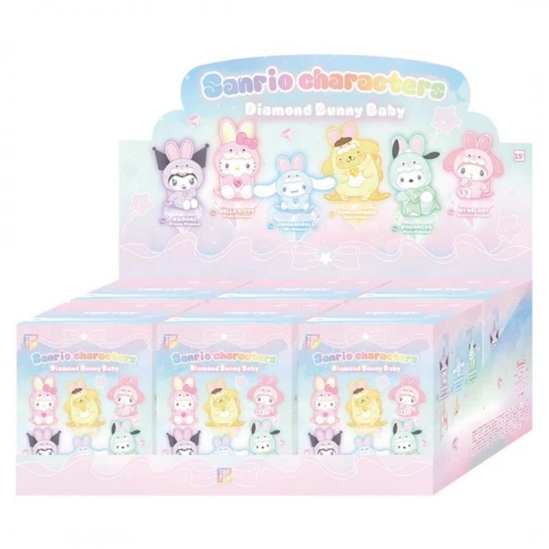 Image 0 of Sanrio Characters Diamond Bunny Baby Series Keychain Blind Box