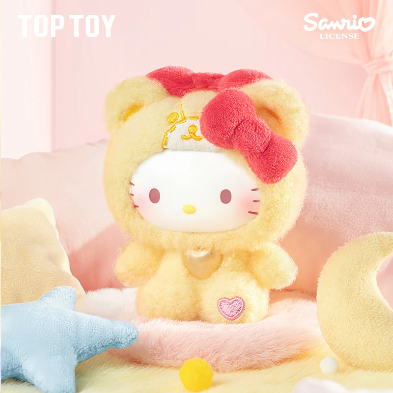 Image 2 of HELLO KITTY Teddy Pajamas Plush Keychain Series Blind Box