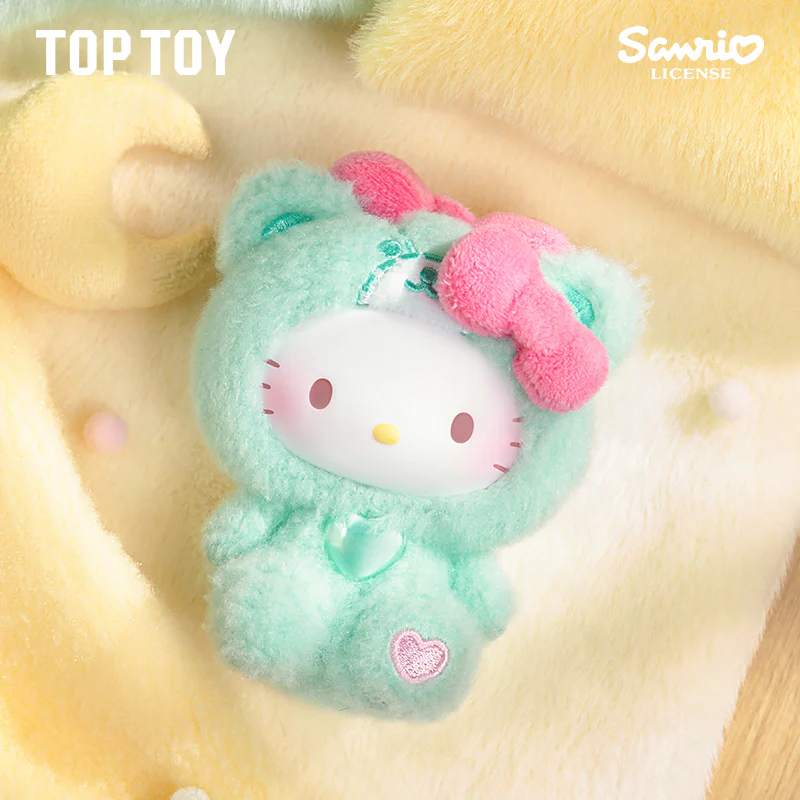 Image 5 of HELLO KITTY Teddy Pajamas Plush Keychain Series Blind Box