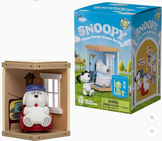 Image 4 of Snoopy Yume Hero Box Blind Box Home Sweet Home Series - 6PDQ