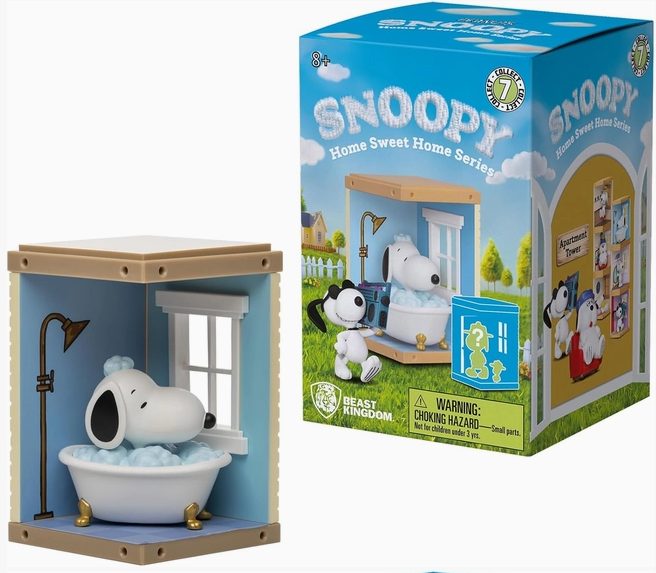 Image 5 of Snoopy Yume Hero Box Blind Box Home Sweet Home Series - 6PDQ