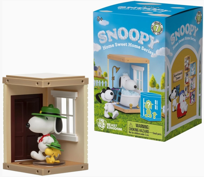 Image 6 of Snoopy Yume Hero Box Blind Box Home Sweet Home Series - 6PDQ