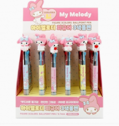 Sanrio Figure 3-COLOR Ballpoint Pen - My Melody