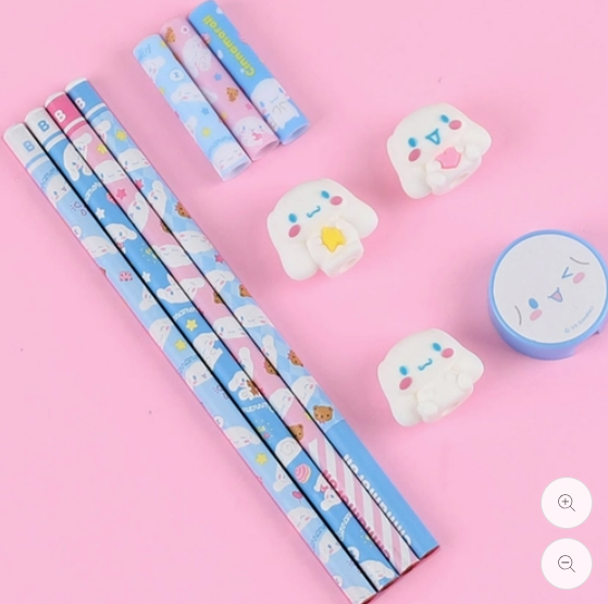 Image 2 of Sanrio Pencil & Cap Cover Set - Cinnamoroll