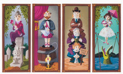 Disney Haunted Mansion 4-Piece Canvas Wall Art Set