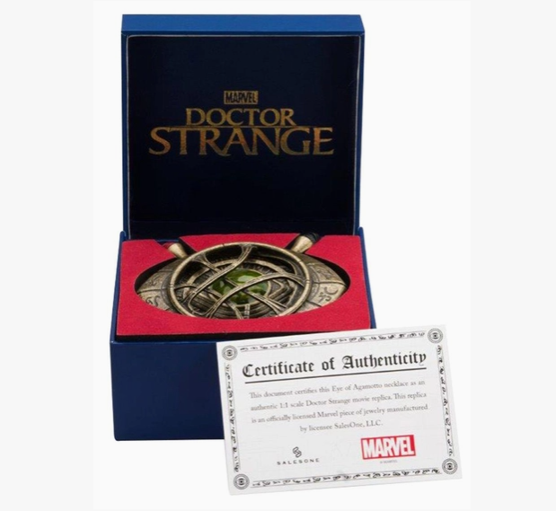 Image 2 of Dr Strange Eye of Agamotto Licensed Prop Replica Necklace