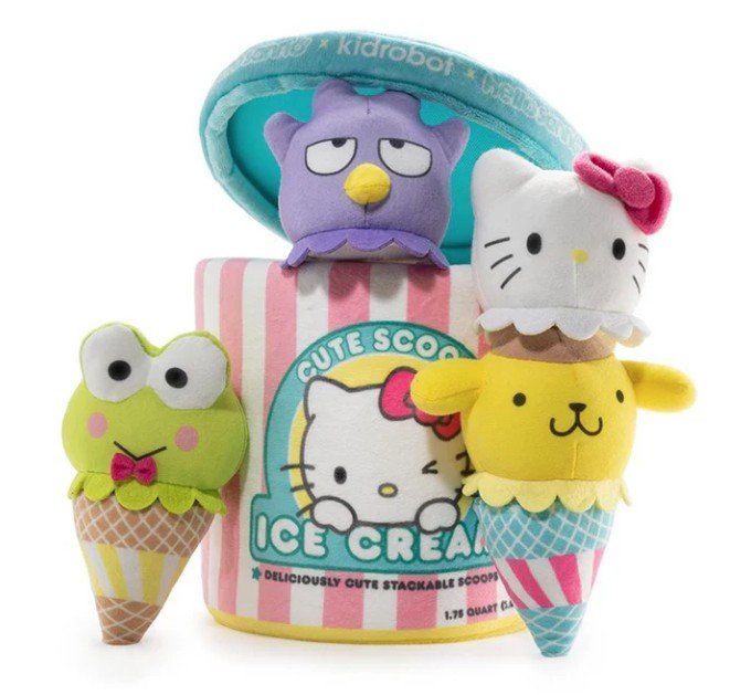 Image 0 of Sanrio Cute Scoops Ice Cream Plush