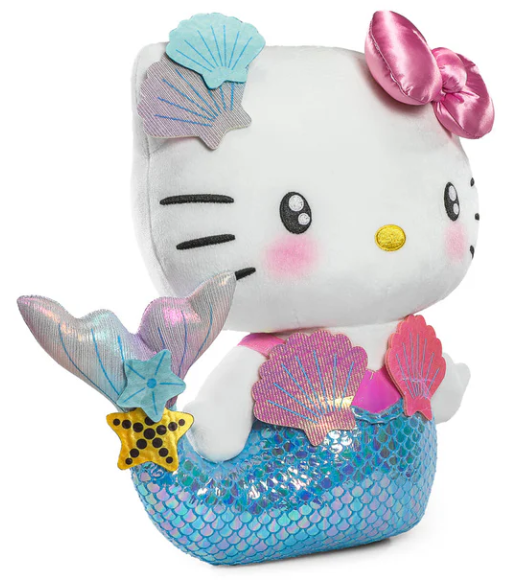 Image 1 of Hello Kitty Pink Mermaid Plush 