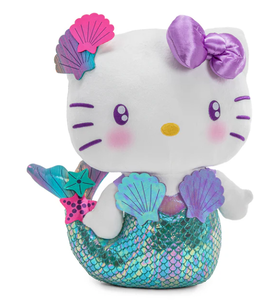 Image 0 of Hello Kitty Purple Mermaid Plush