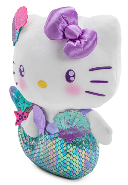 Image 5 of Hello Kitty Purple Mermaid Plush