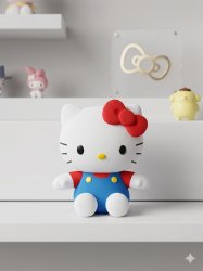 Hello Kitty 4-Inch Magnetic Shoulder Plush