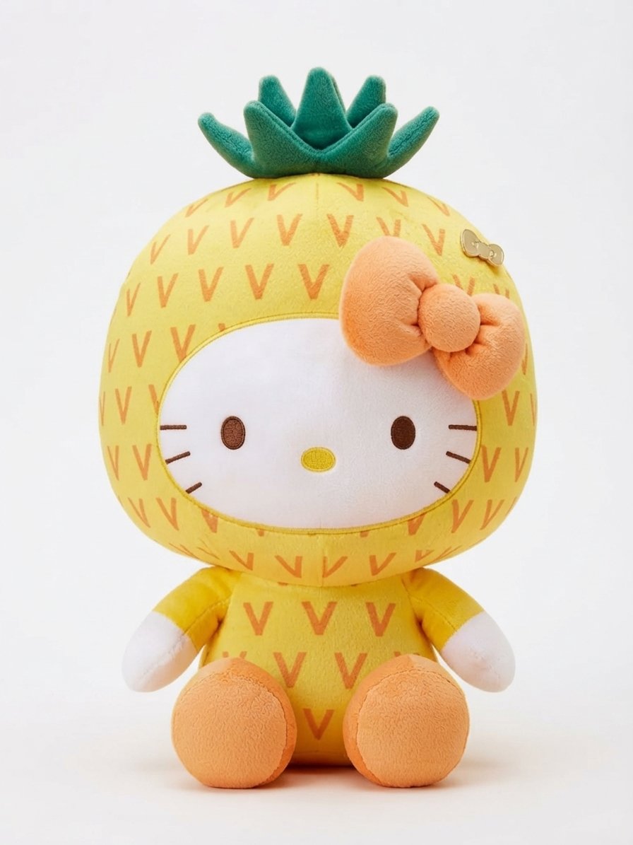 Image 0 of Sanrio Hello Kitty 13-inch Pineapple Costume Plush