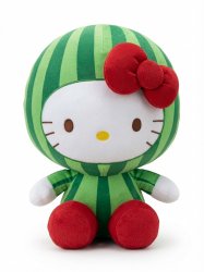 Hello Kitty 13-Inch Watermelon Costume Plush