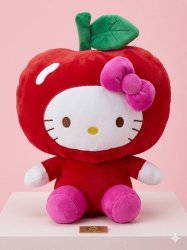 Hello Kitty 13-Inch Apple Costume Plush