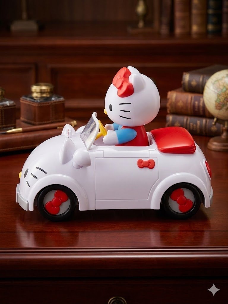 Image 1 of Hello Kitty Car Popcorn Bucket