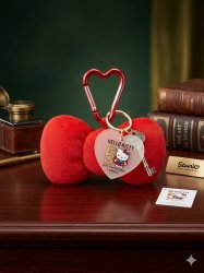 Sanrio Hello Kitty 50th Anniversary Bow Plush Keychain