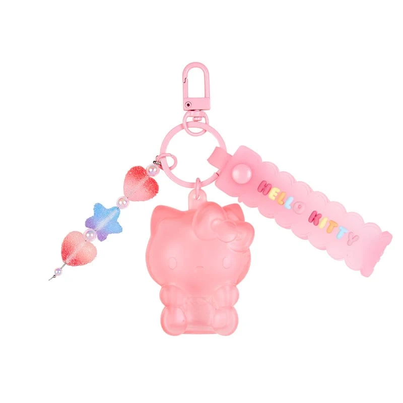 Sanrio Hello Kitty Translucent Pastel Pink Figural Keychain