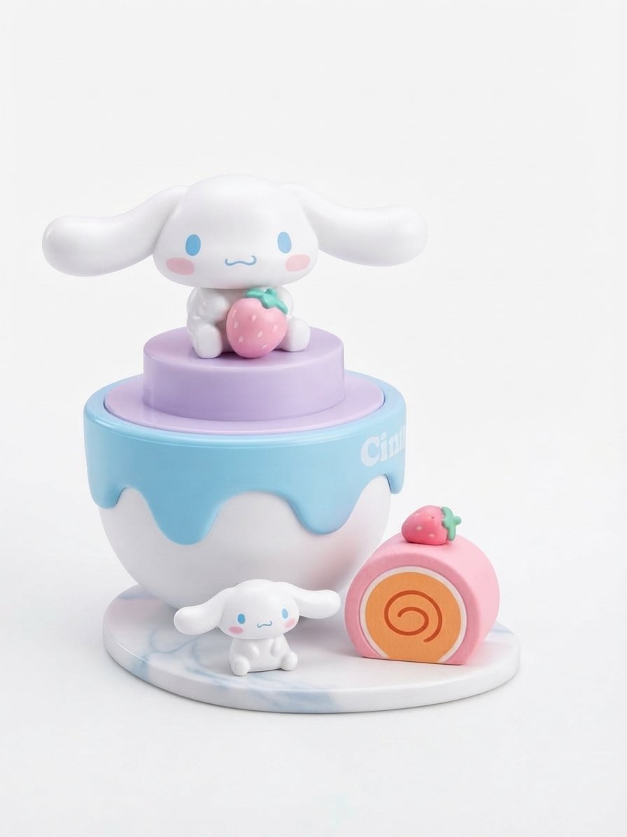Image 1 of Official Sanrio Cinnamoroll Strawberry Cake Surprise Display Box