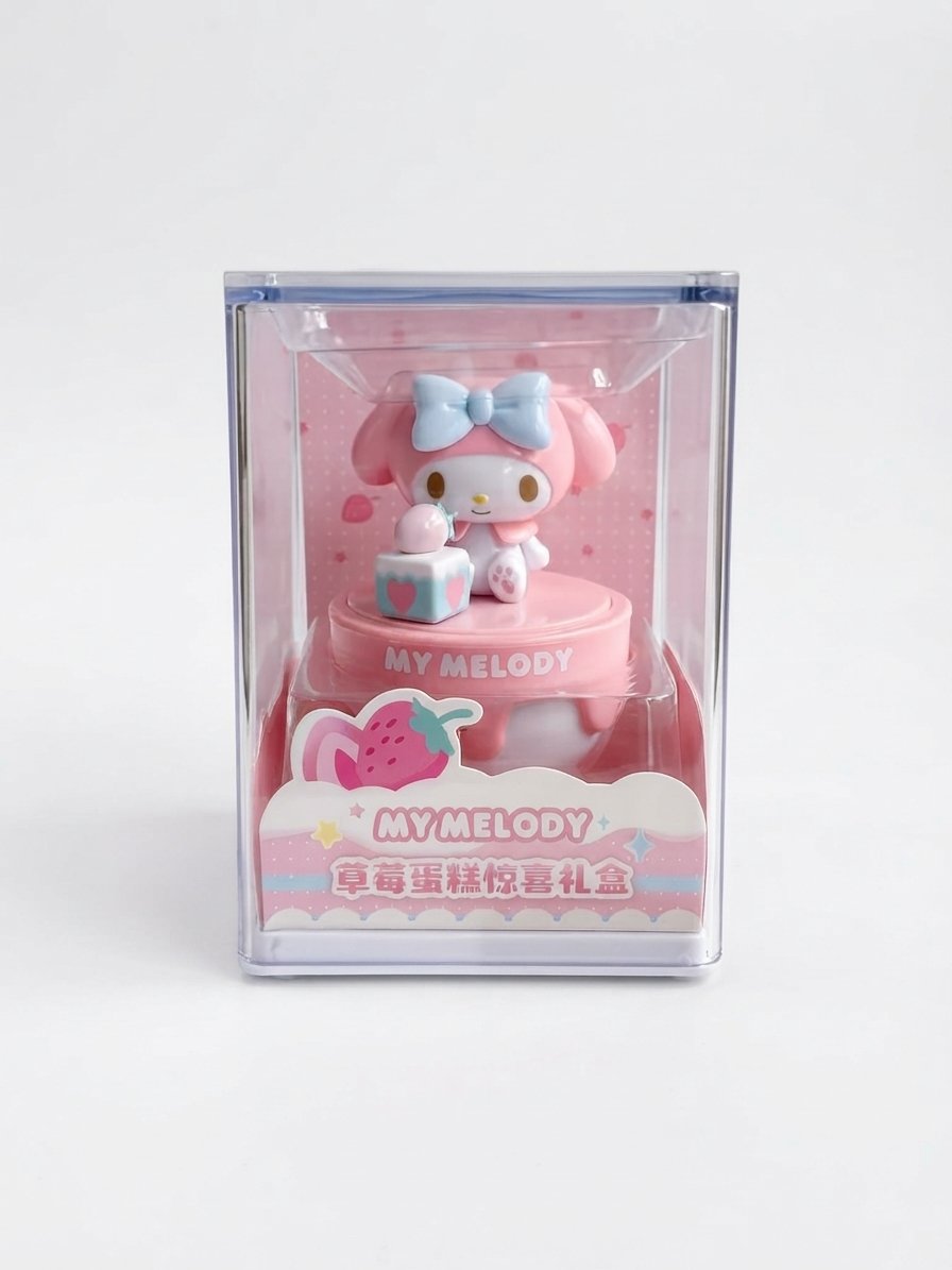 Image 0 of Official Sanrio My Melody Strawberry Cake Surprise Display Box