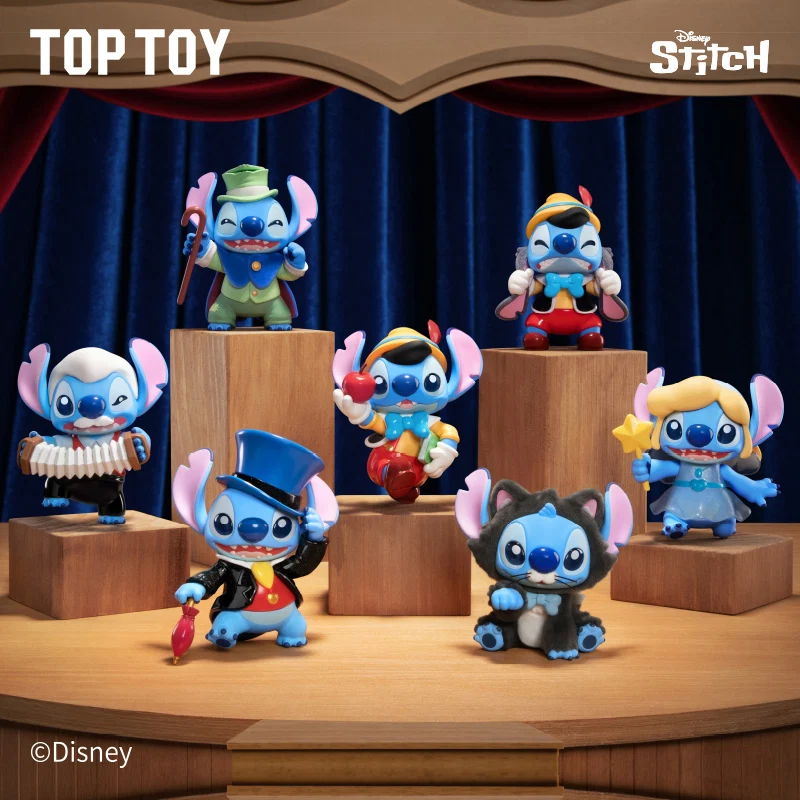 Disney Stitch �- Pinocchio Fantasy Theater Series Figures Blind Box
