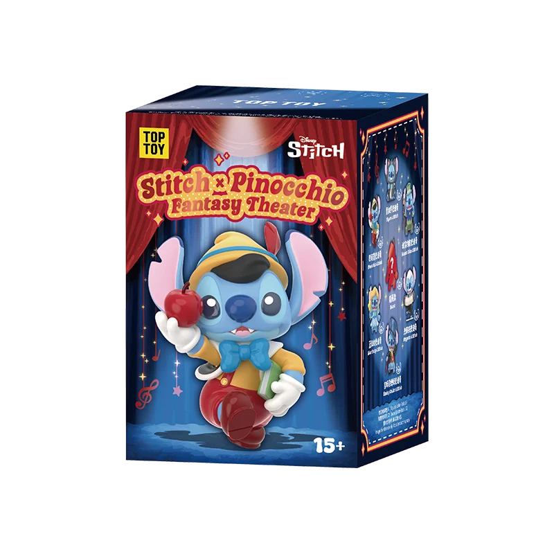 Image 2 of Disney Stitch �- Pinocchio Fantasy Theater Series Figures Blind Box