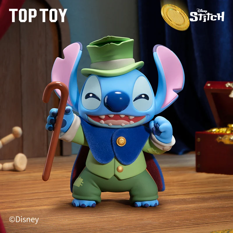 Image 3 of Disney Stitch �- Pinocchio Fantasy Theater Series Figures Blind Box