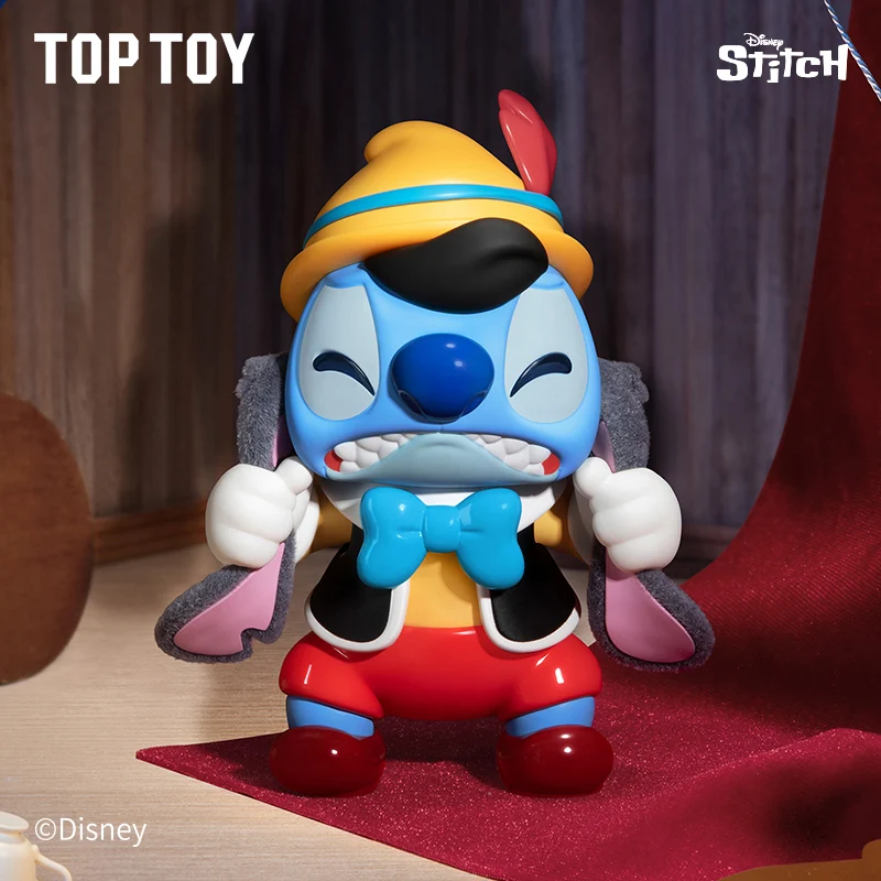 Image 6 of Disney Stitch �- Pinocchio Fantasy Theater Series Figures Blind Box