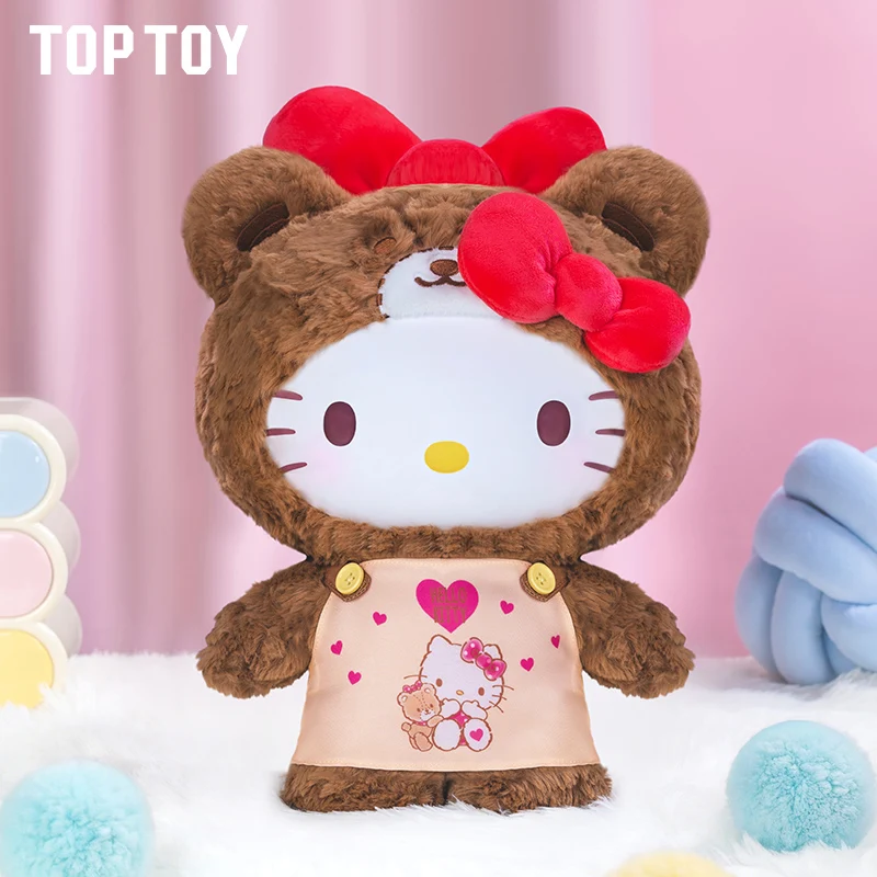 Image 0 of Hello Kitty Peach & Caramel Pajamas Series 400% Plush Gift Figure 15inch