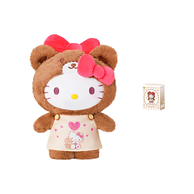 Image 2 of Hello Kitty Peach & Caramel Pajamas Series 400% Plush Gift Figure 15inch