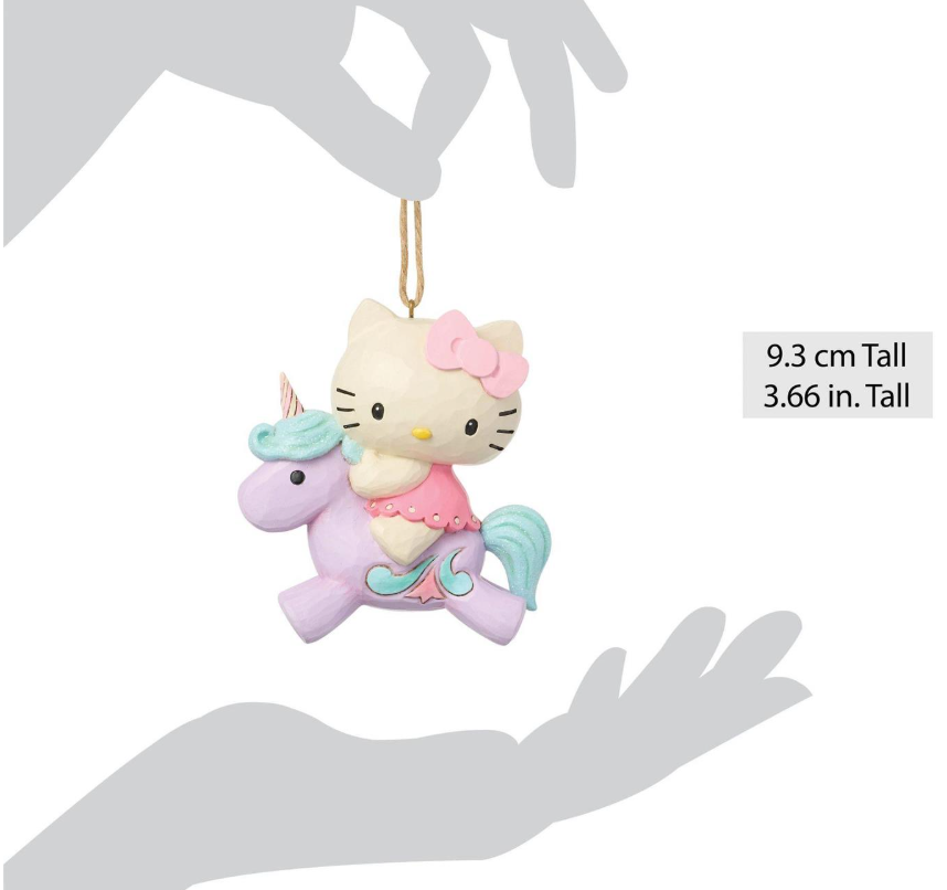 Image 3 of Hello Kitty Unicorn Ornament