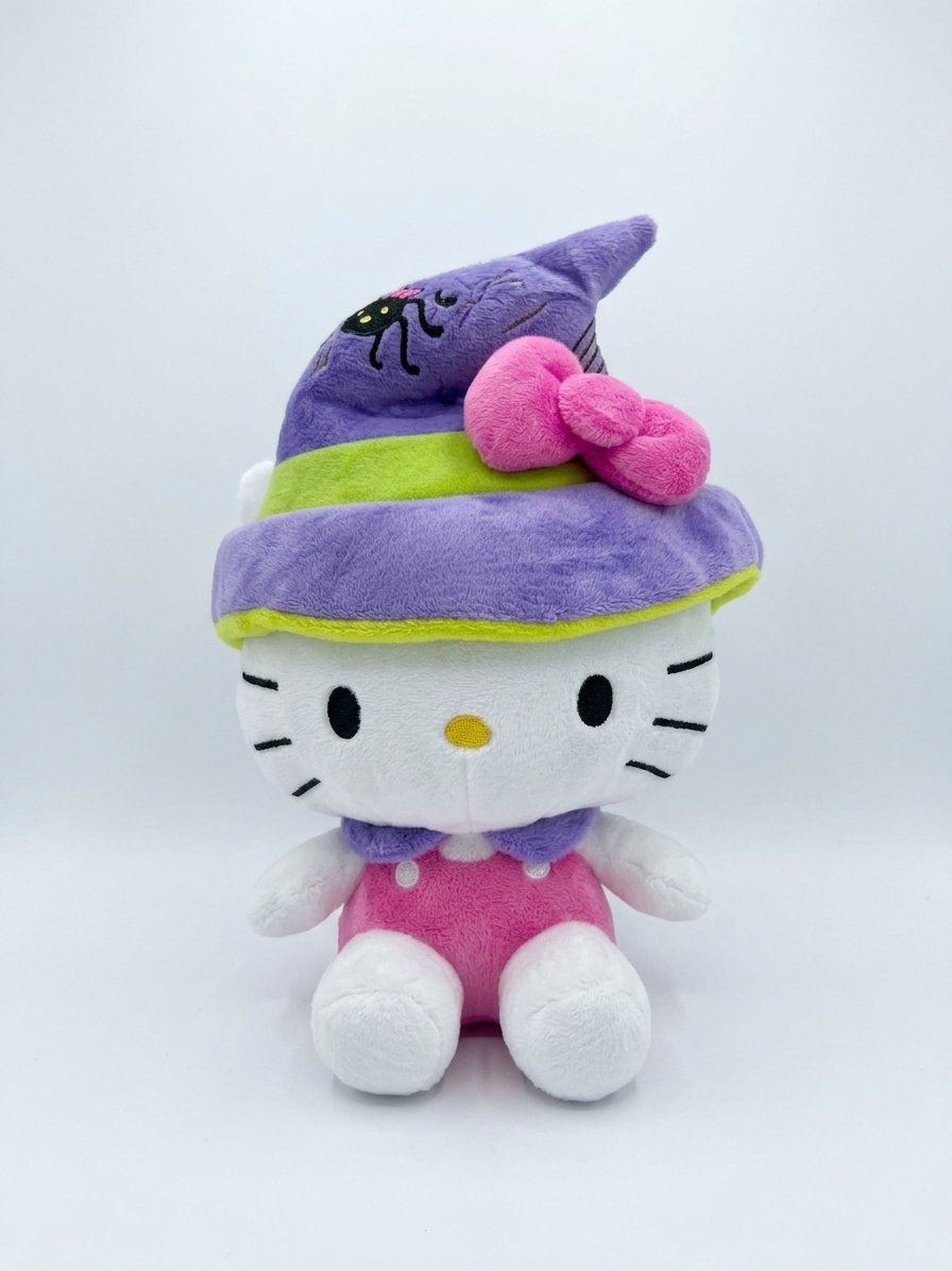 Image 0 of Hello Kitty in Witchy Costume Halloween Stuffed Plush