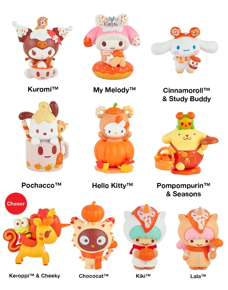 Image 1 of Tokidoki x Hello Kitty and Friends Pumpkin Spice Blind Box