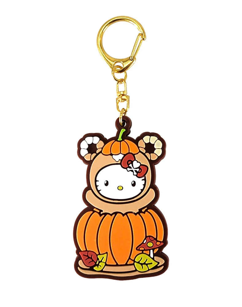 Image 2 of Tokidoki x Hello Kitty and Friends Pumpkin Spice Rubber Keychain Blind Box