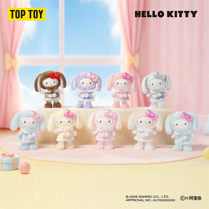 Image 9 of Hello Kitty Lop Ear Bunny Series Plush Blind Box