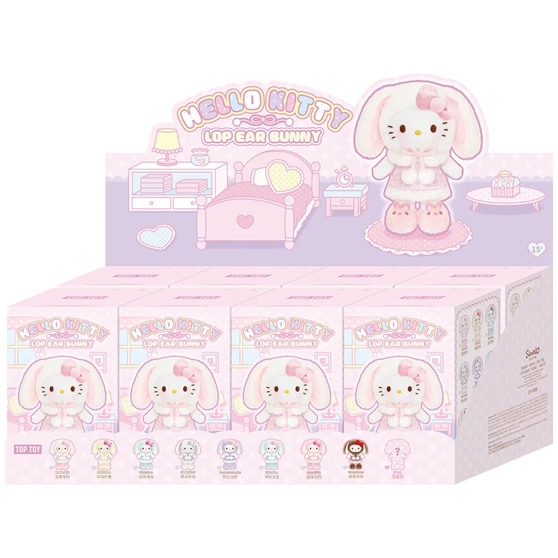 Image 12 of Hello Kitty Lop Ear Bunny Series Plush Blind Box