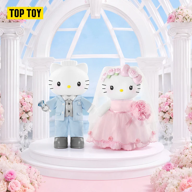 Hello Kitty & Dear Daniel Century Wedding Series 400% Plush Dolls Gift Box