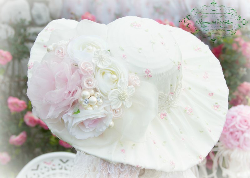 Image 0 of Victorian Rose Ivory Hat