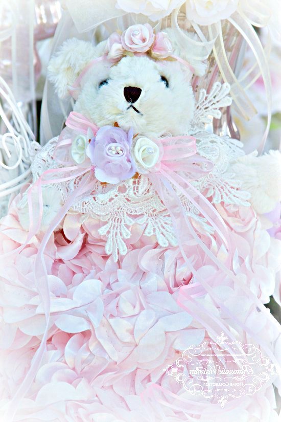 Image 3 of Rose Blush Teddy Bear