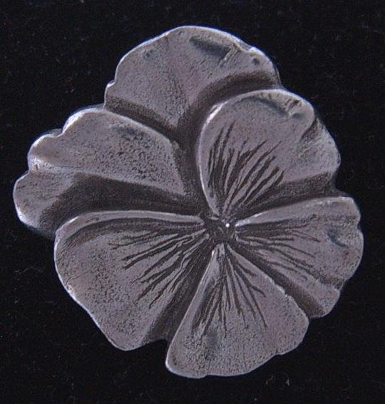 Pewter Pansy Button Danforth Pewterers