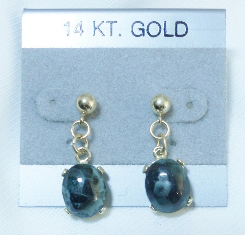 Greenstone earrings 