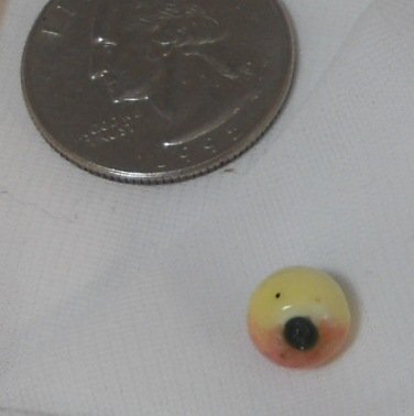 Glass Apple Button