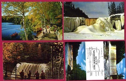 Image 2 of 100 Michigan Chrome Postcard Lot Grand Hotel Falls Cross Scenic 