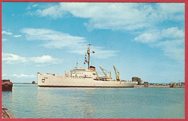 Oil Tanker Coast Guard cutter Mackinaw Cheboygan Michigan Ships