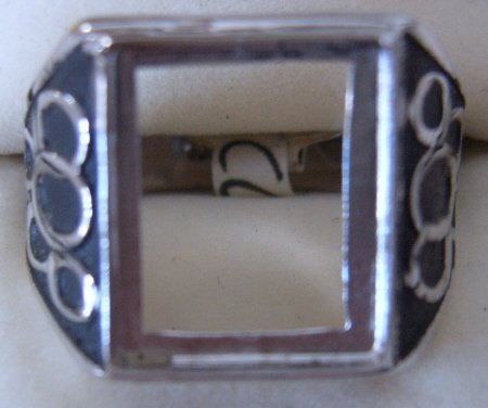 Sterling silver men's ring