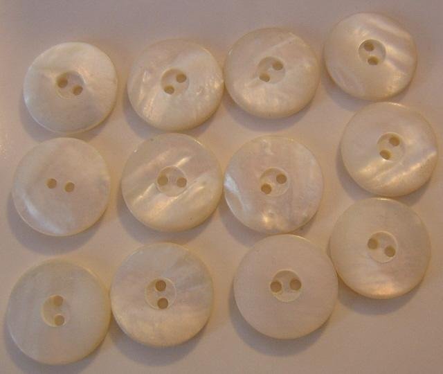 MOP, Shell, Pearl, Buttons, button