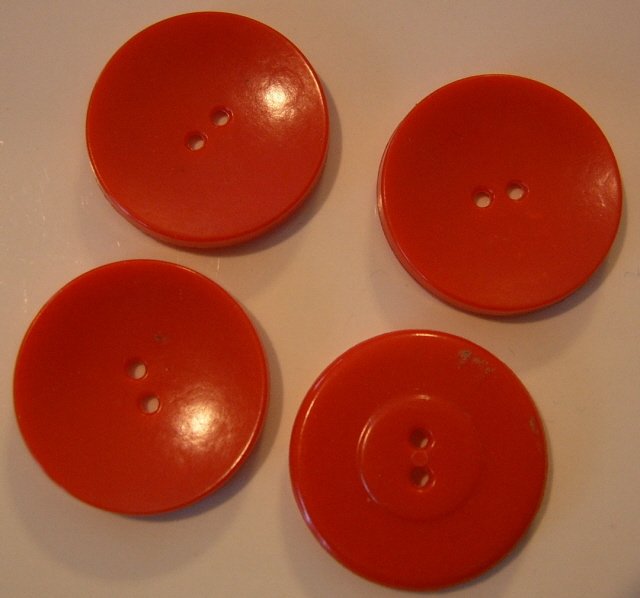 Buttons, Red buttons, plastic buttons