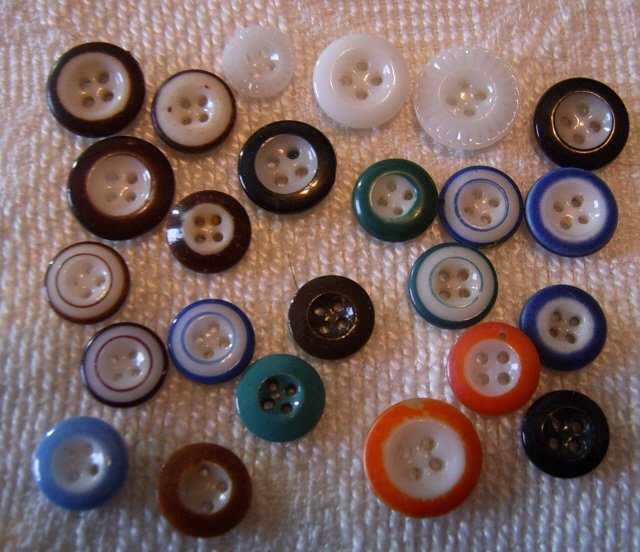 24 china buttons button BJs