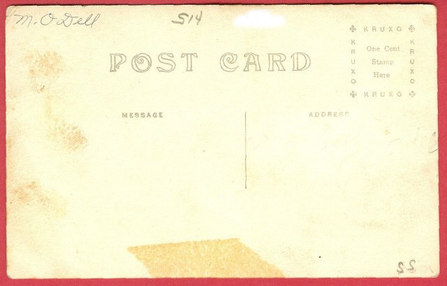 Back of postcard