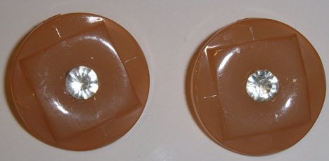 button with rhinestone center