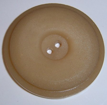 Large Dark Ivory Coat Button